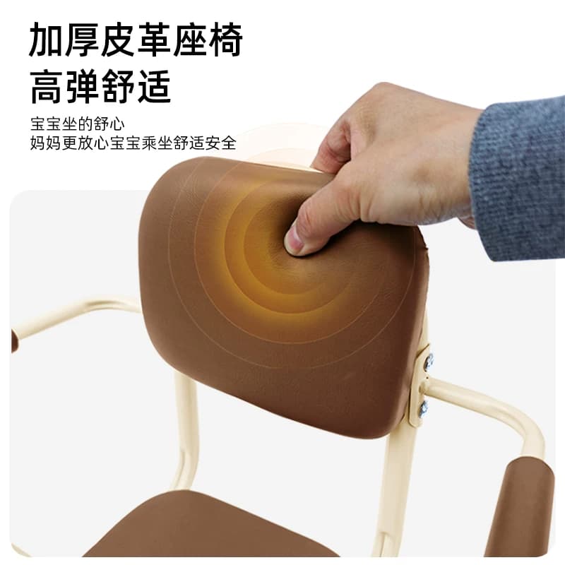 自行车儿童座椅后座椅大童坐椅后置山地车折叠单车小孩后坐架安全 - 缩略图2