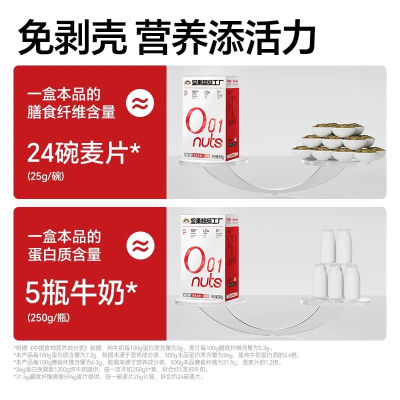 天虹牌夏威夷果仁500g 孕妇健康食品澳洲夏威夷坚果原味烘焙干果 - 缩略图4