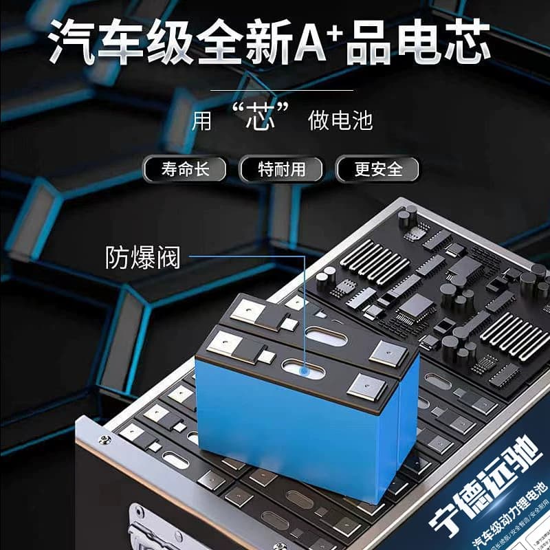 宁德锂电池72伏60v48v磷酸铁锂大容量两三四轮电动车三元锂电瓶 - 缩略图2