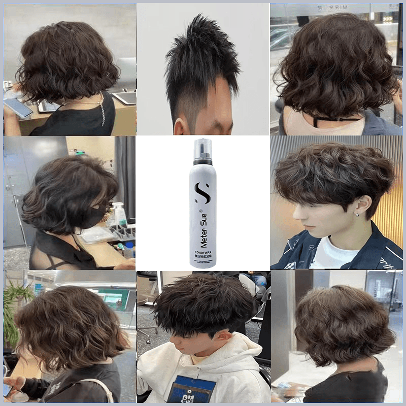 苏奈儿慕丝泡沫发蜡卷发蓬松塑型羊毛卷大卷蛋蛋卷法式烫造型品 - 缩略图3