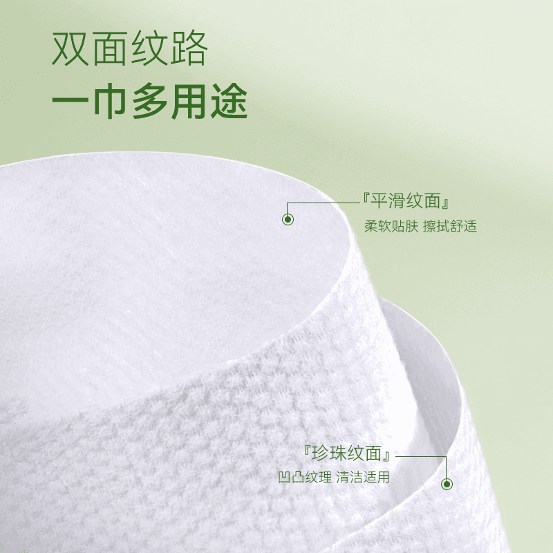 【超值试用】尔木萄洗脸巾抽取式一次性洁面巾加大加厚擦脸巾50抽 - 缩略图5
