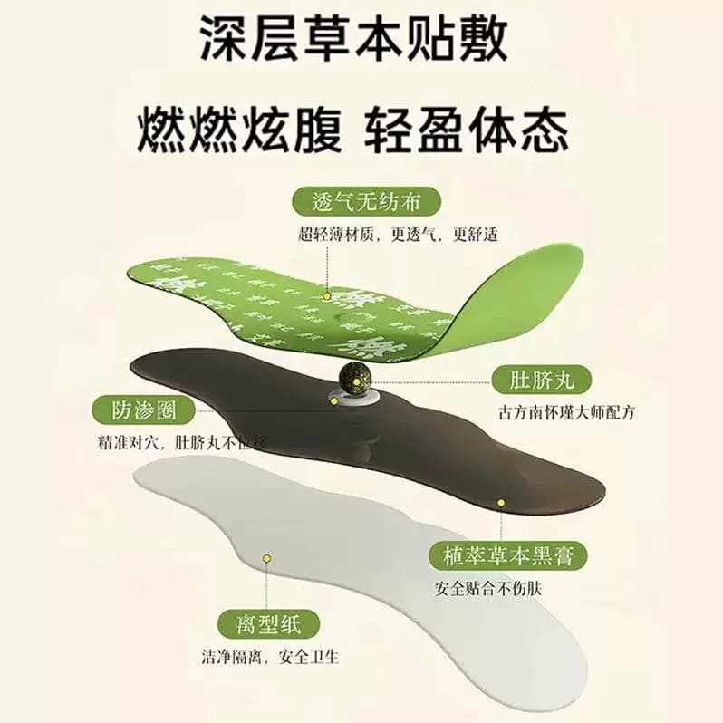 【露丝同款】5.0升级版燃燃炫腹贴艾草贴肚脐贴热敷 5贴盒 - 缩略图5