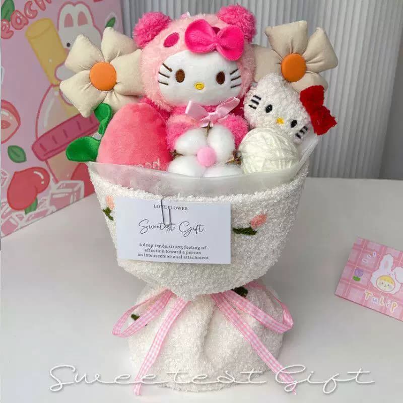 库洛米玩偶花束公仔生日礼物女生毛绒可爱送女朋友闺蜜老师 - 缩略图3
