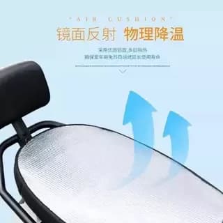 电动车防晒垫夏天隔热电瓶车防晒坐垫摩托车隔热坐垫防水防晒通用 - 缩略图3