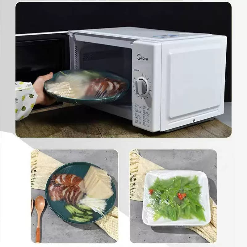 保鲜膜套自封口保鲜袋家用冰箱剩菜碗盖一次性密封保鲜盖万能 - 缩略图5