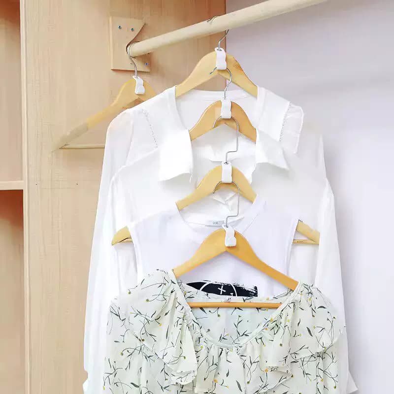 宿舍挂衣服神器塑料挂钩加厚可叠加连接扣挂钩子居家衣架连接挂钩 - 缩略图4