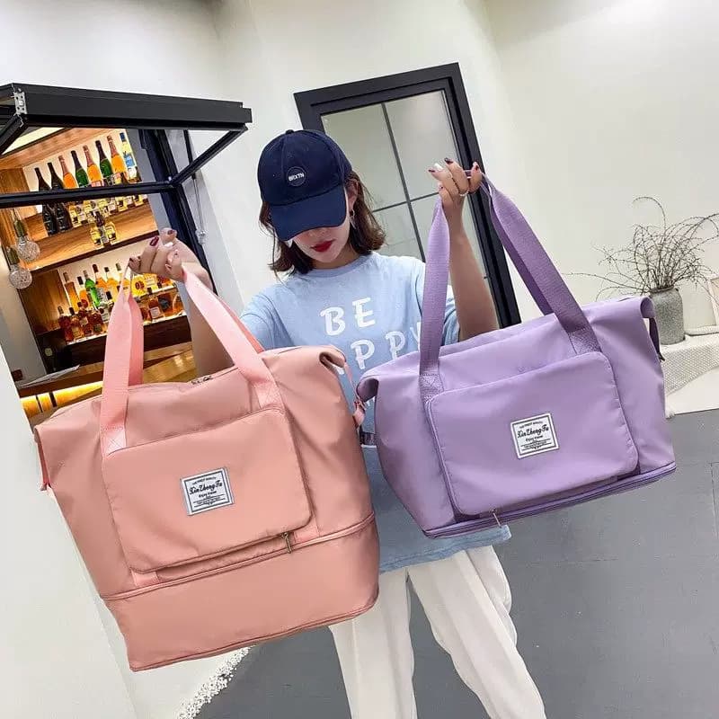 潮流旅行包新品大容量干湿分离健身包清新瑜伽包 - 缩略图5