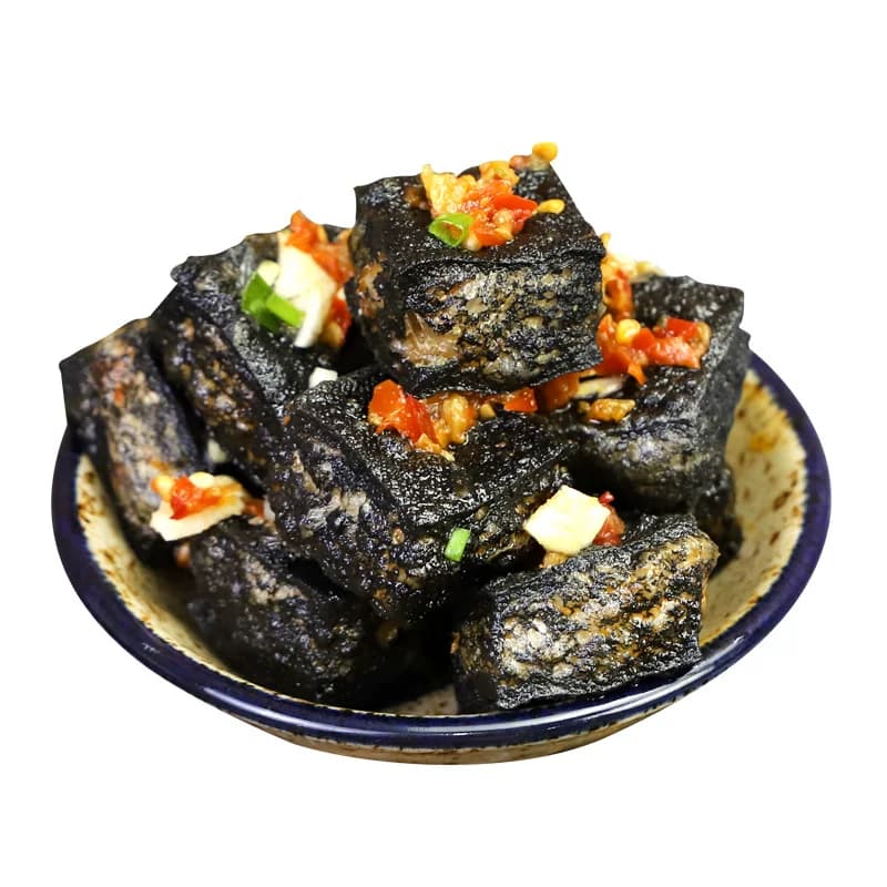 聚美合长沙正宗油炸黑色小臭豆腐生胚半成品经典灌汤湖南特产小吃 - 缩略图5
