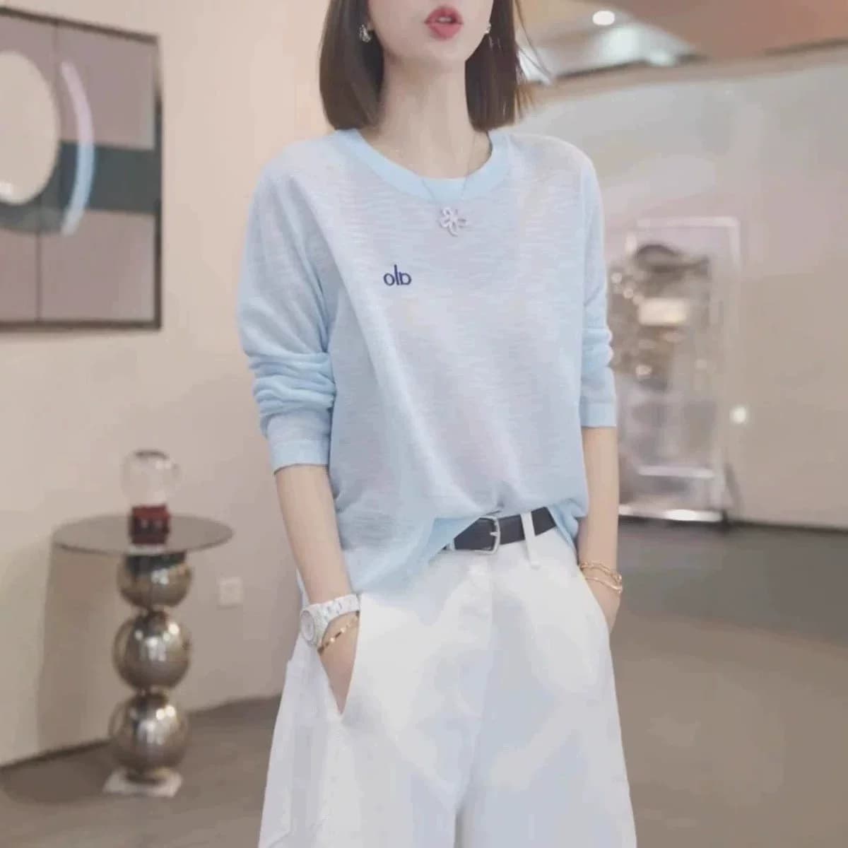 2026网红宽松显瘦洋气短裤两件套潮流运动套装女夏装新款3706 - 缩略图5