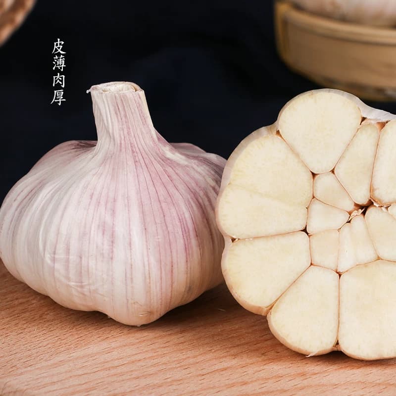 农家大蒜头新干蒜紫白皮大蒜种籽干蒜1斤5斤9斤河南干大蒜非鲜蒜 - 缩略图4