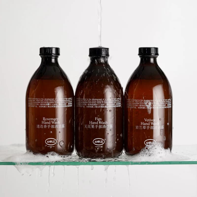 【新包装】ANRUZ安润适迷迭/岩兰草/无花果保湿清洁露洗手液475ml - 缩略图2