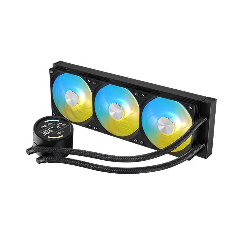 银昕E360PRO数显CPU水冷散热器 (温度显示屏/支持LGA1700/AM5) - 缩略图4