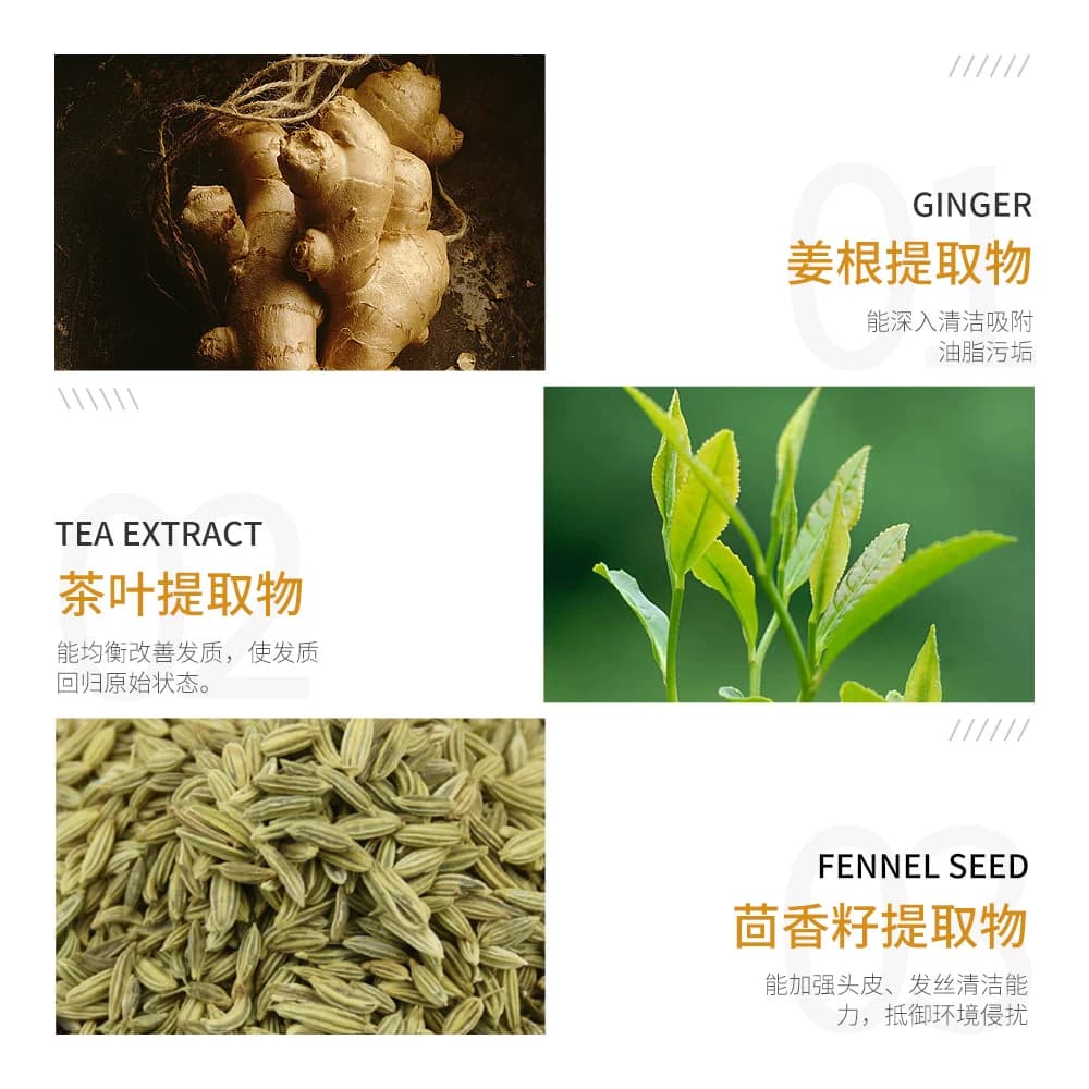 色娜娜生姜清爽柔顺滋润洗发露A - 缩略图5