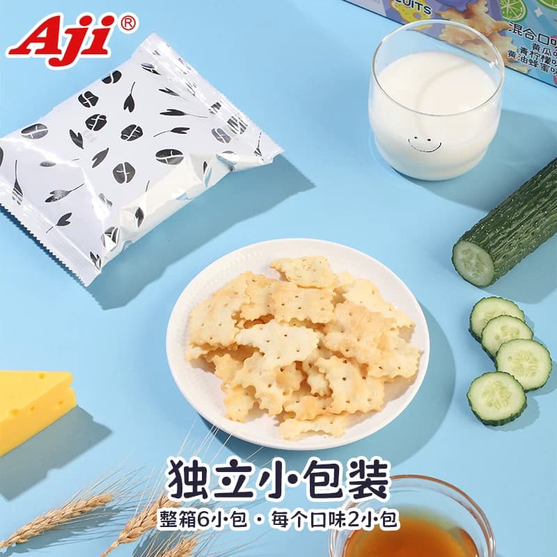 Aji奇脆小饼干青瓜黄油蜂蜜味早餐宿舍充饥解馋零食休闲食品小吃 - 缩略图4