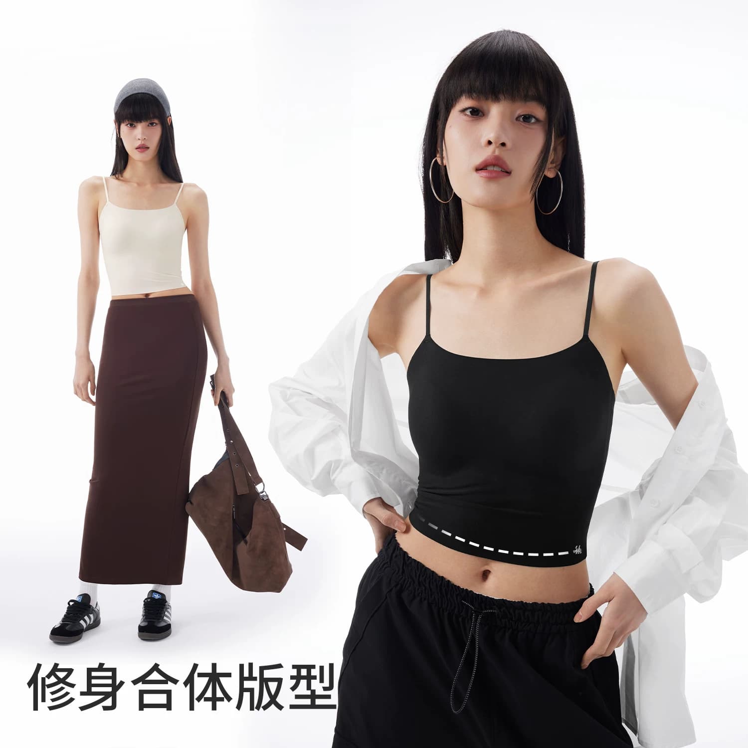 【所有女生的衣橱直播间【618爆款【争气主推】半练带胸垫吊带 - 缩略图4