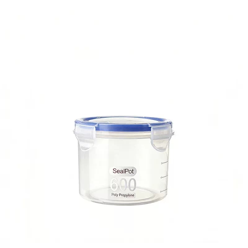塑料密封罐便携冰箱收纳储物罐600ml - 缩略图5