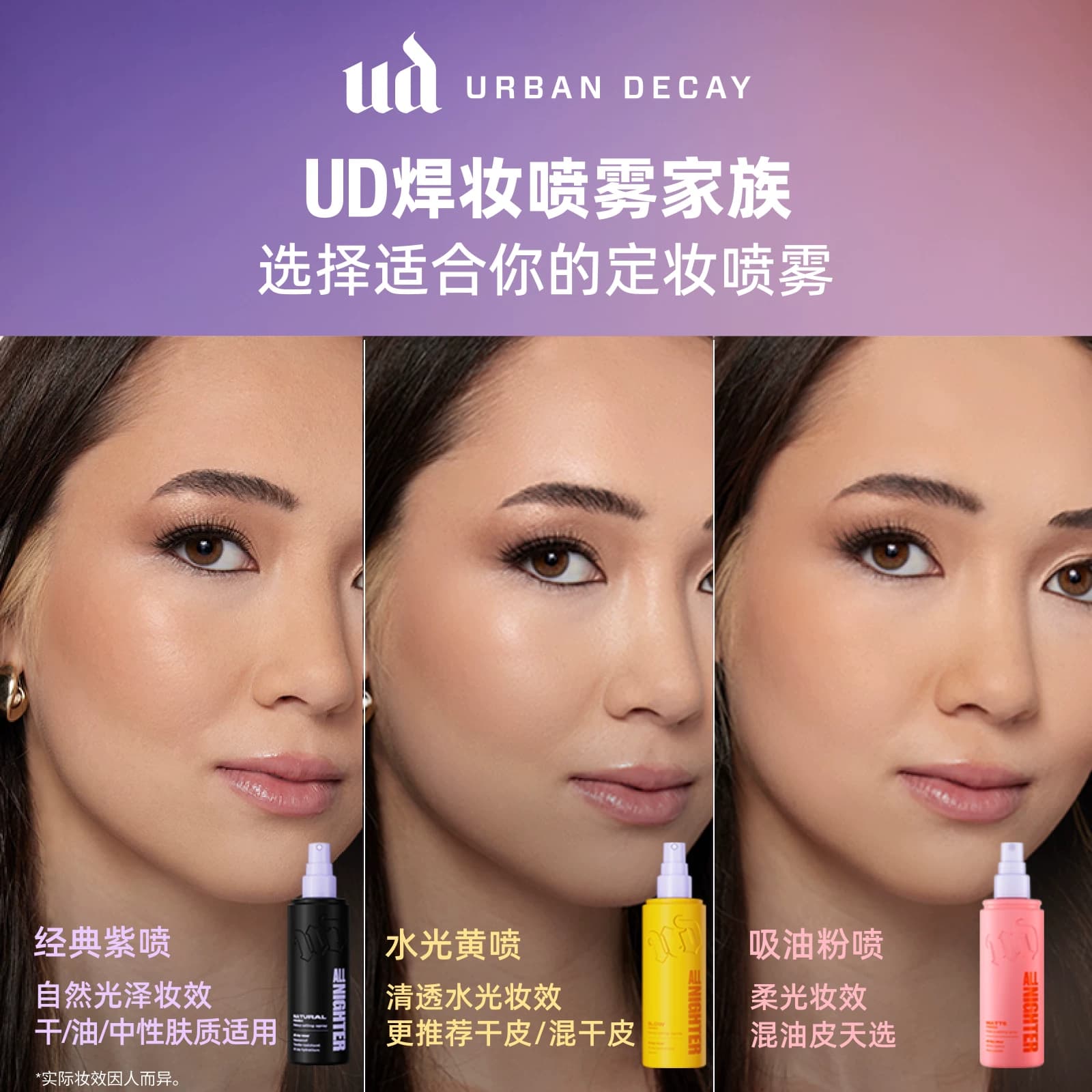 【李佳琦618美妆&爆品预售付定金】衰败城市ud定妆喷雾持久防水* - 缩略图5