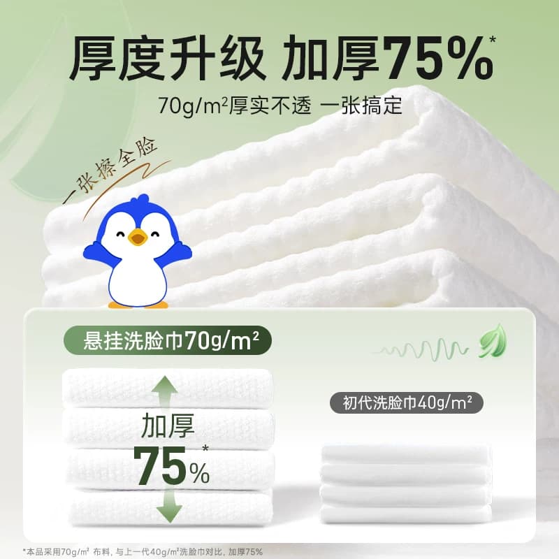 【热巴推荐】德佑洗面巾一次性洗脸巾非纯棉柔巾官方旗舰店正品 - 缩略图2