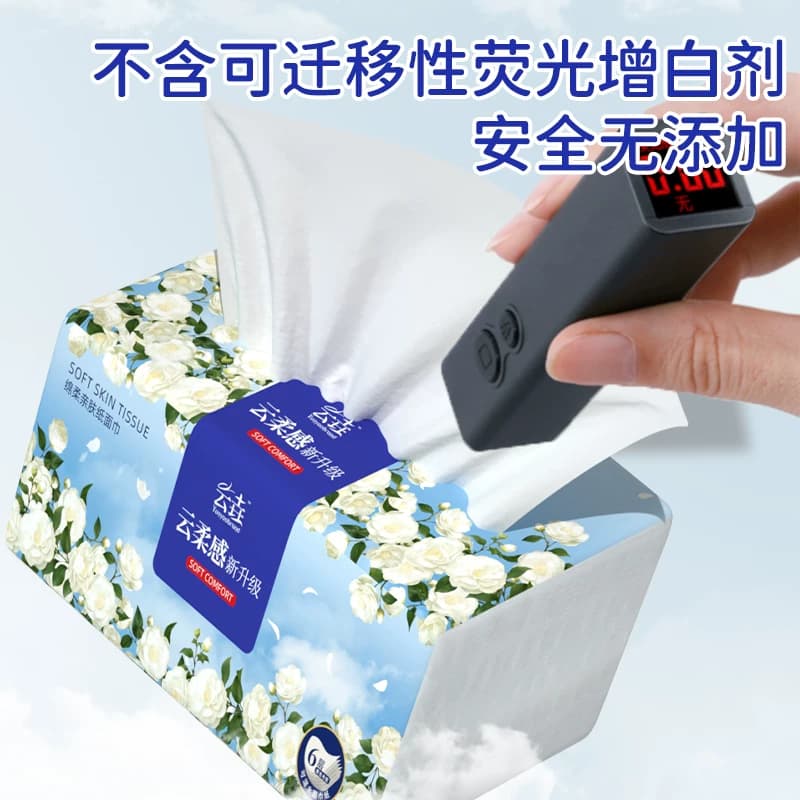 500张大包抽纸巾家用实惠装卫生纸厕纸餐巾纸厨房擦手纸抽整箱批 - 缩略图3