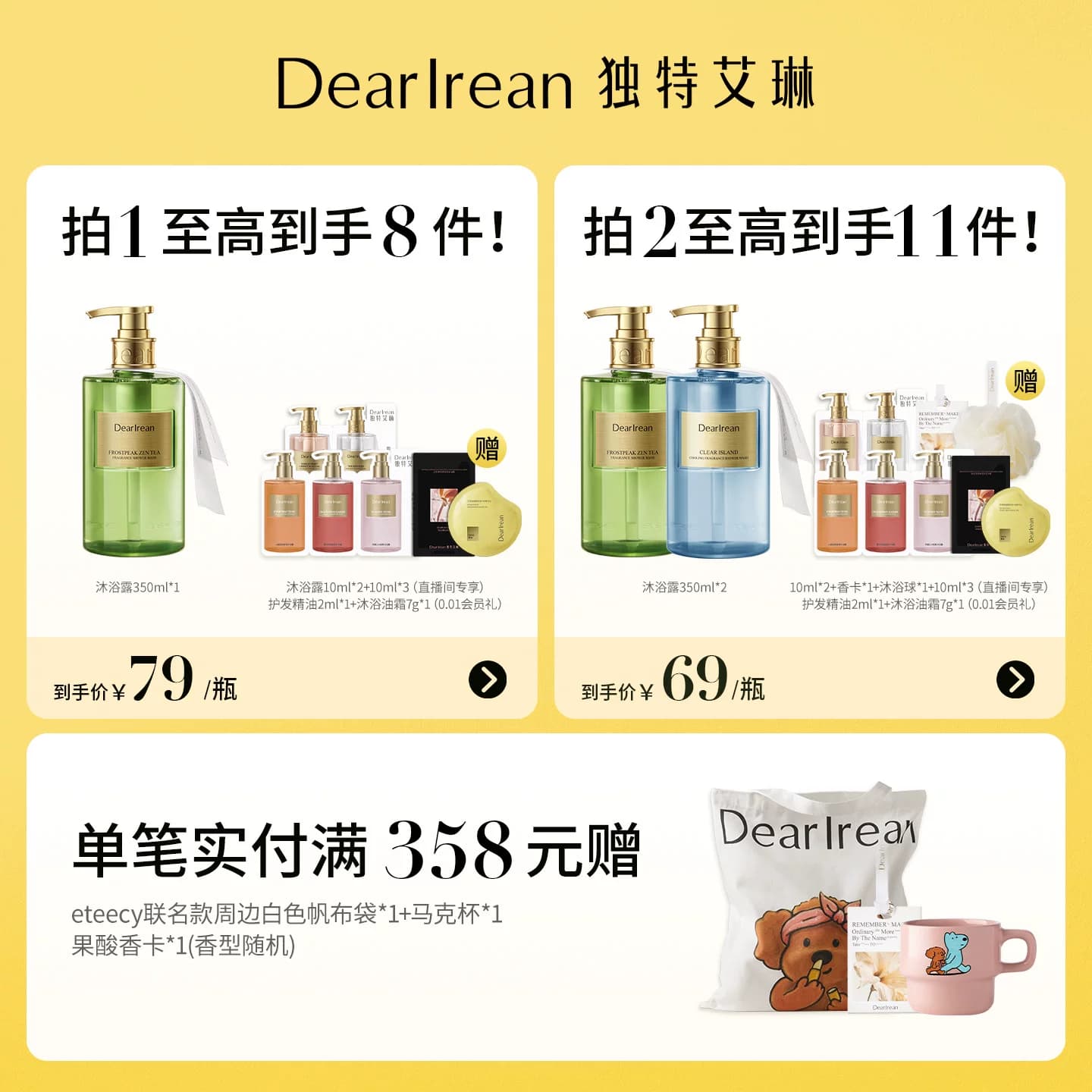 【洗完嫩滑香】独特艾琳香氛沐浴露女保湿水润留香保湿不假滑男 - 缩略图2