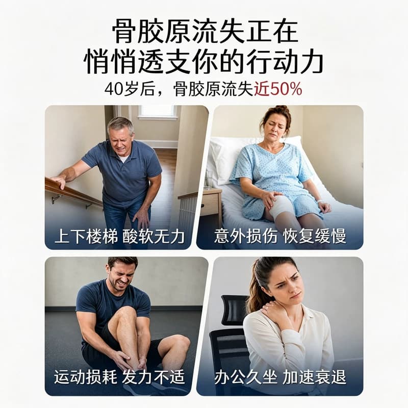 goodhealth好健康骨胶原蛋白非变性关节氨糖软骨素钙片维骨力90粒 - 缩略图2