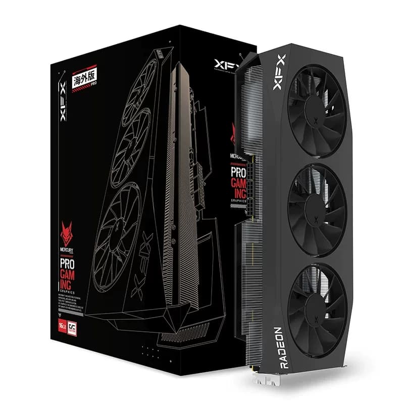 XFX讯景Radeon RX 9070XT 9070 9070GRE 游戏显卡amd电脑diy电竞 - 缩略图4