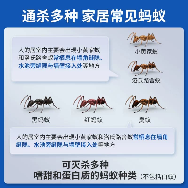 蚂蚁药一锅端室内非无毒家用杀蚂蚁饵剂楼房灭蚁胶饵专用去除蚂蚁 - 缩略图2