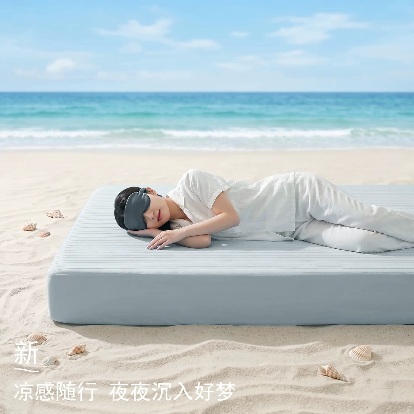 ZHotel冰丝凉席子夏凉垫凉感床笠罩软席透气夏季WTN - 缩略图3