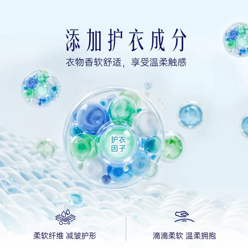 喜净Hygiene衣物柔顺剂泰国进口防静电柔软剂持久留香(绵柔白) - 缩略图5