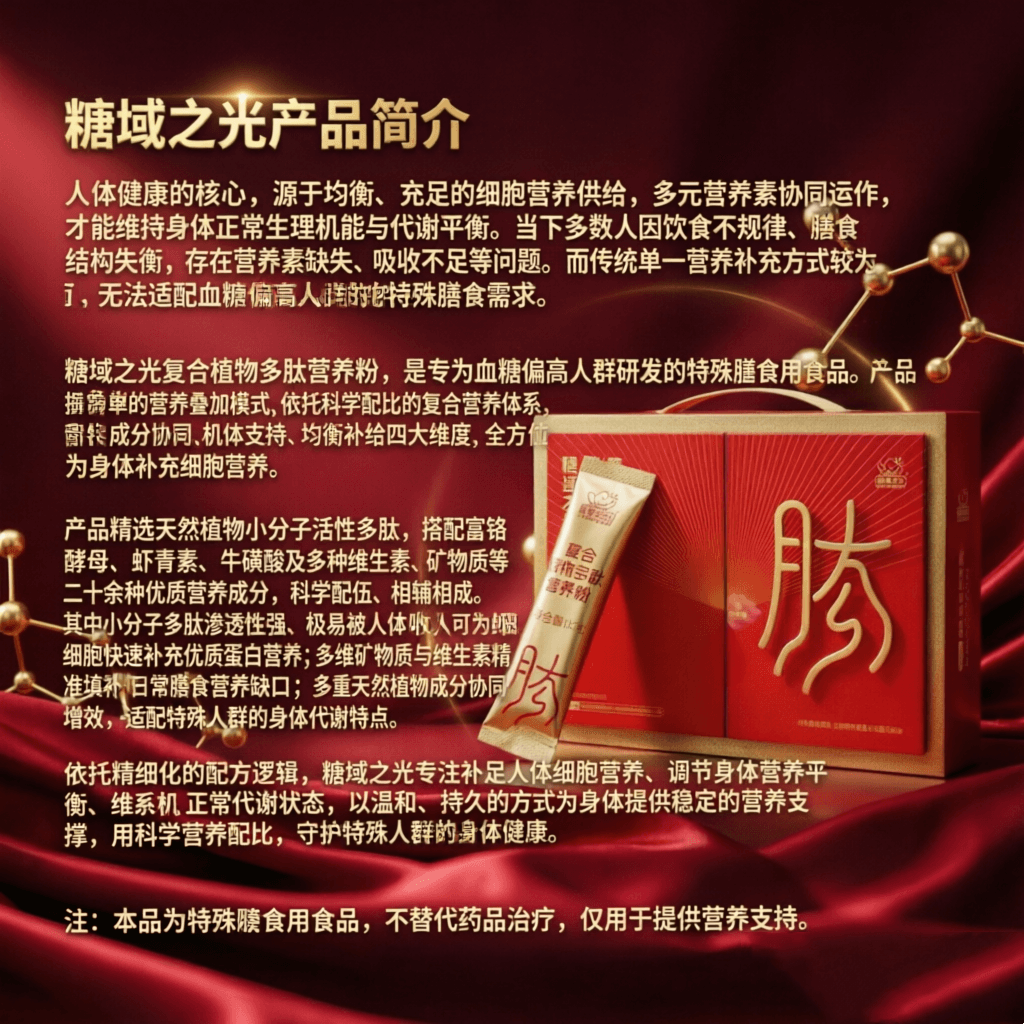 糖域之光复方植物多肽营养粉配料含乳清蛋白肽苦瓜粉牛磺酸花青素 - 缩略图3