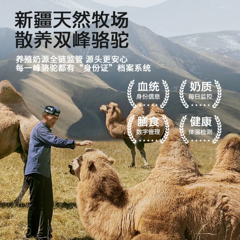 谷掌柜100%有机新疆新鲜正宗全脂骆驼奶粉纯骆驼奶粉新疆正品 - 缩略图4