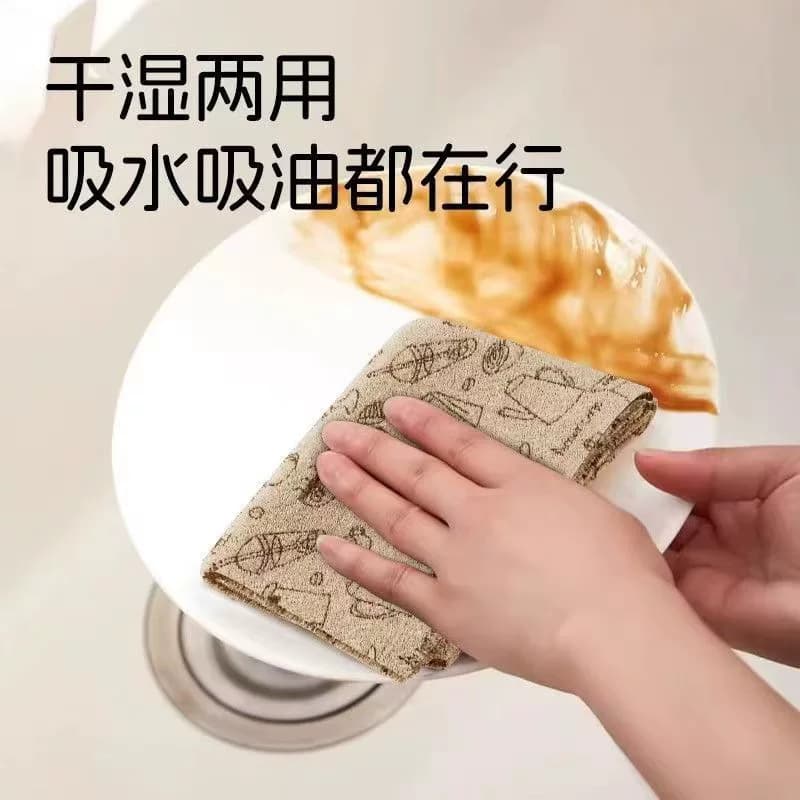 手撕抹布洗碗布厨房专用刷碗巾不沾油周抛吸水不掉毛家用保洁清洁 - 缩略图2