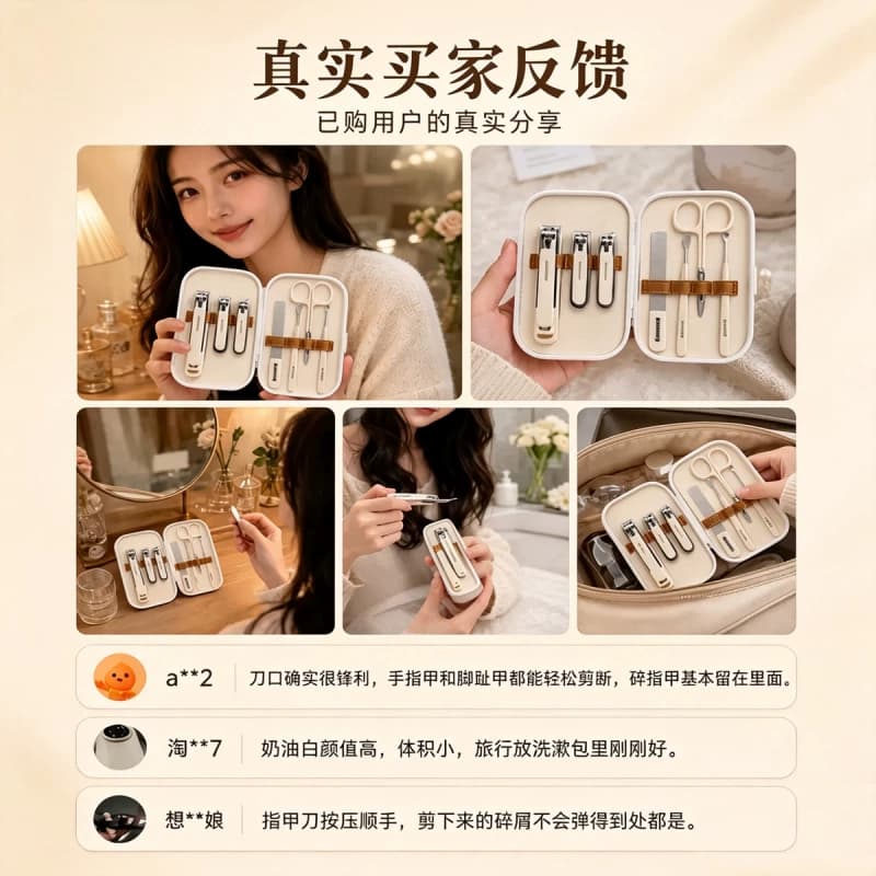 指甲刀套装指甲剪防飞溅2026新款家用修甲指甲钳剪修脚专用工具 - 缩略图5