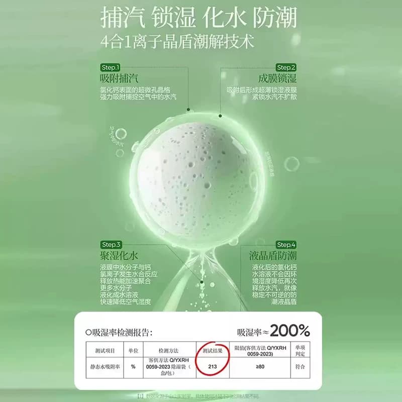 山山衣柜除湿袋干燥剂防潮防霉包宿舍学生吸湿可挂式家用回南天 - 缩略图4
