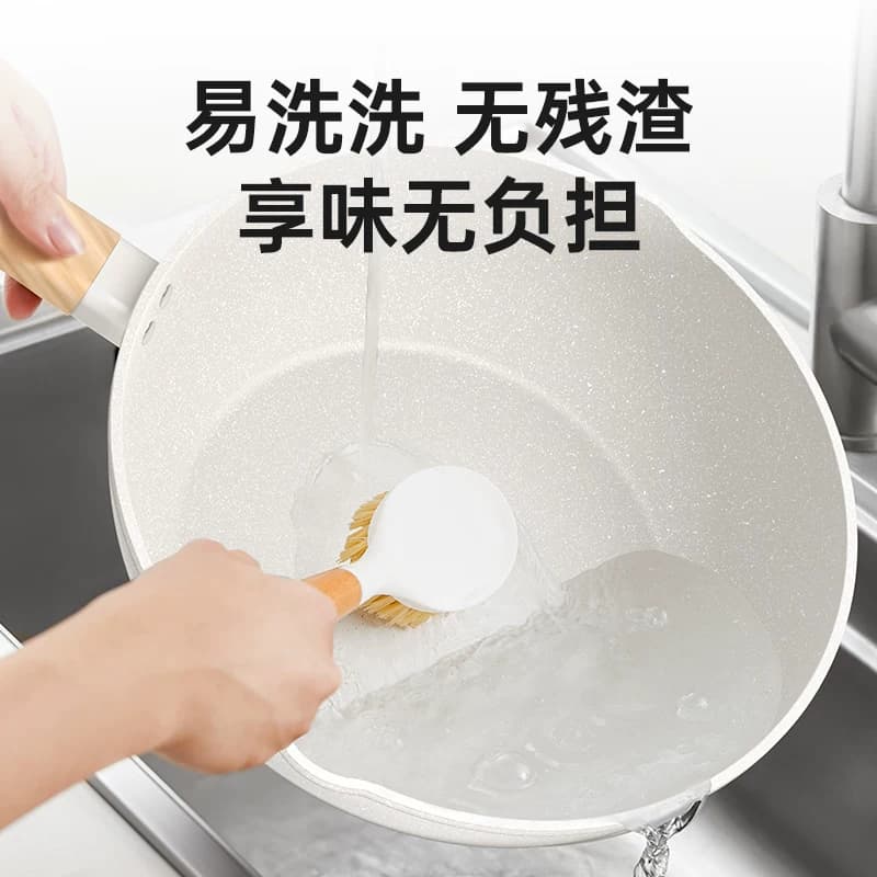 美的有钛不粘锅炒锅家用锅炒菜锅平底锅麦饭石色电磁炉燃气灶专用 - 缩略图4
