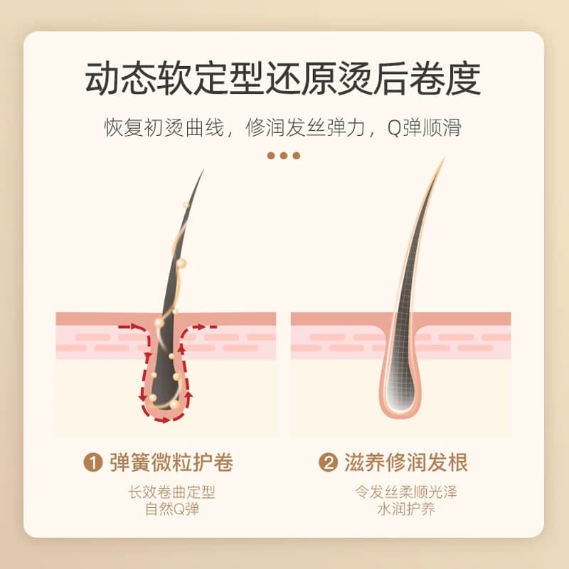 跃初YUECHU泡沫发蜡男女摩丝羊毛卷蓬松男造型定型免洗清爽造型 - 缩略图4