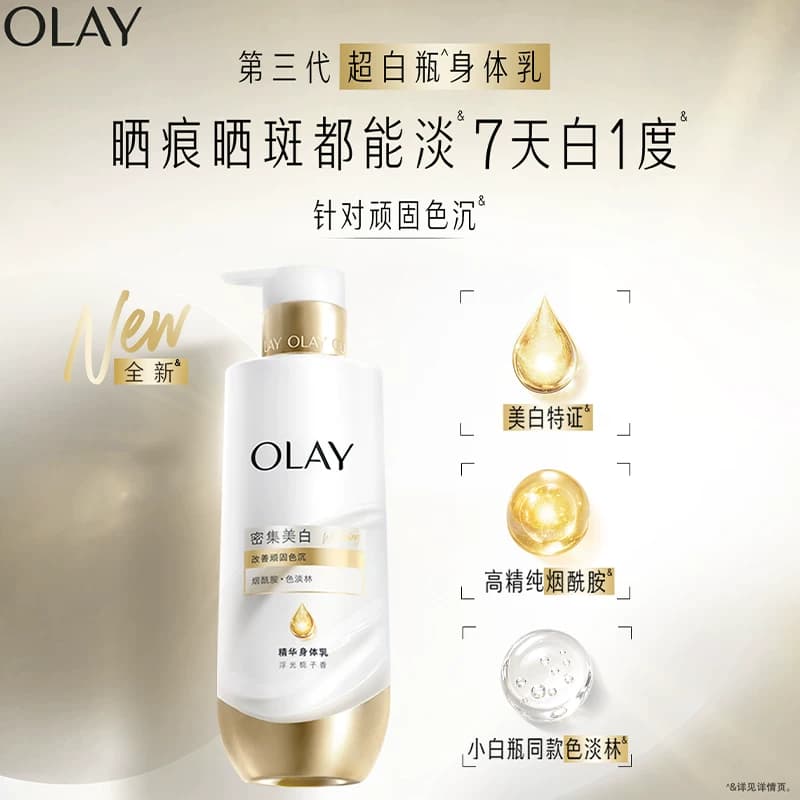 【卢昱晓专属】OLAY夏日焕白套组第三代超白瓶美白身体乳滋润保湿 - 缩略图2