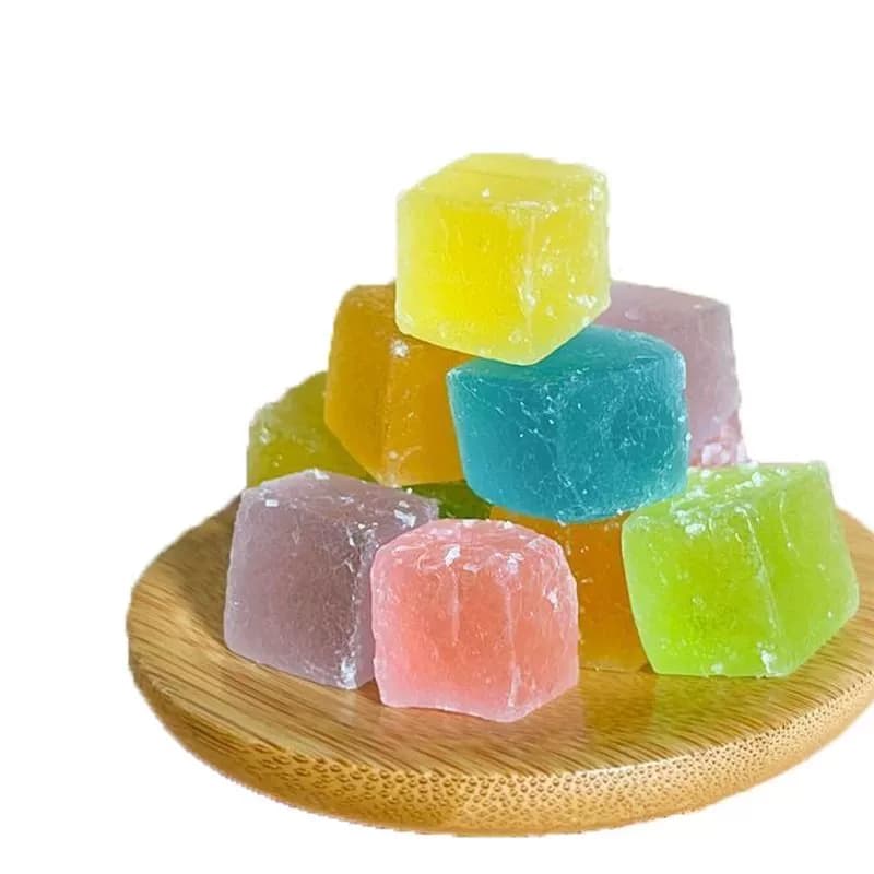 网红琥珀糖边角料零食高颜值声控糖果宝石水晶糖解馋好吃小包装 - 缩略图5
