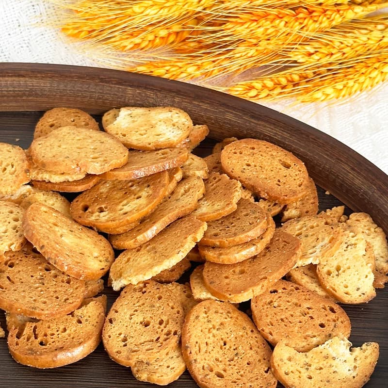 DHA全麦奇亚籽脆贝乐蜂蜜坚果贝果脆片非油炸健康零食 - 缩略图2