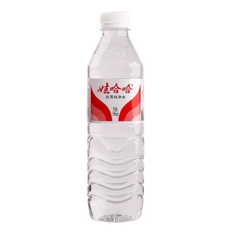 娃哈哈饮用纯净水596ml*24瓶 家中聚餐露营常备水塑膜纸箱随机发 - 缩略图4