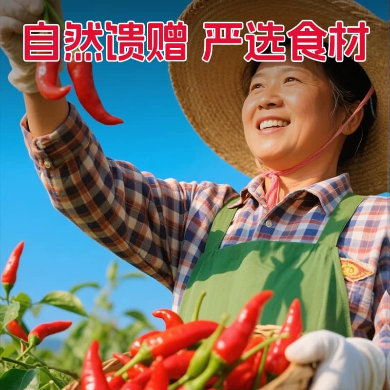木鱼山野山椒泡椒小米辣红小米青小米青红二荆条炒菜泡菜凤爪配料 - 缩略图4
