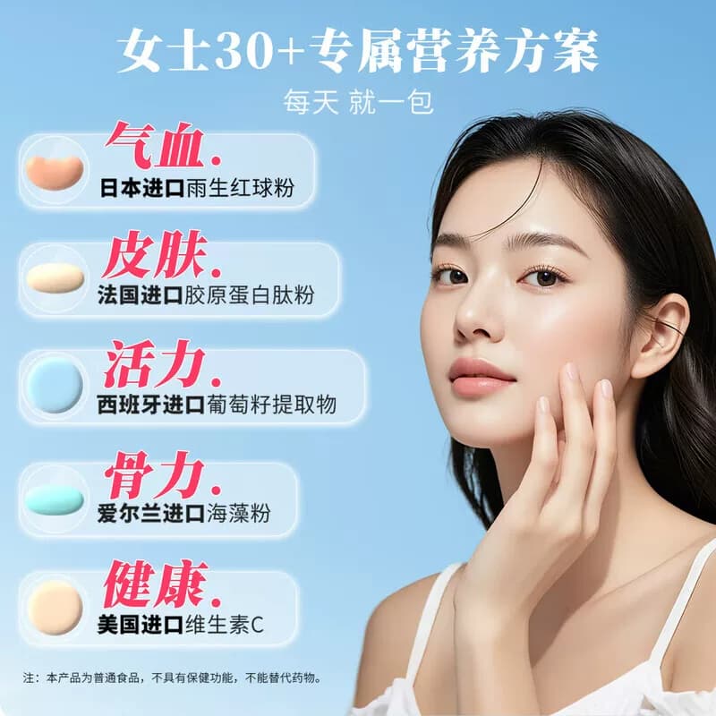 LESSON ONE国药每日营养包30女士复合维生素含钙片维c维生素b - 缩略图2