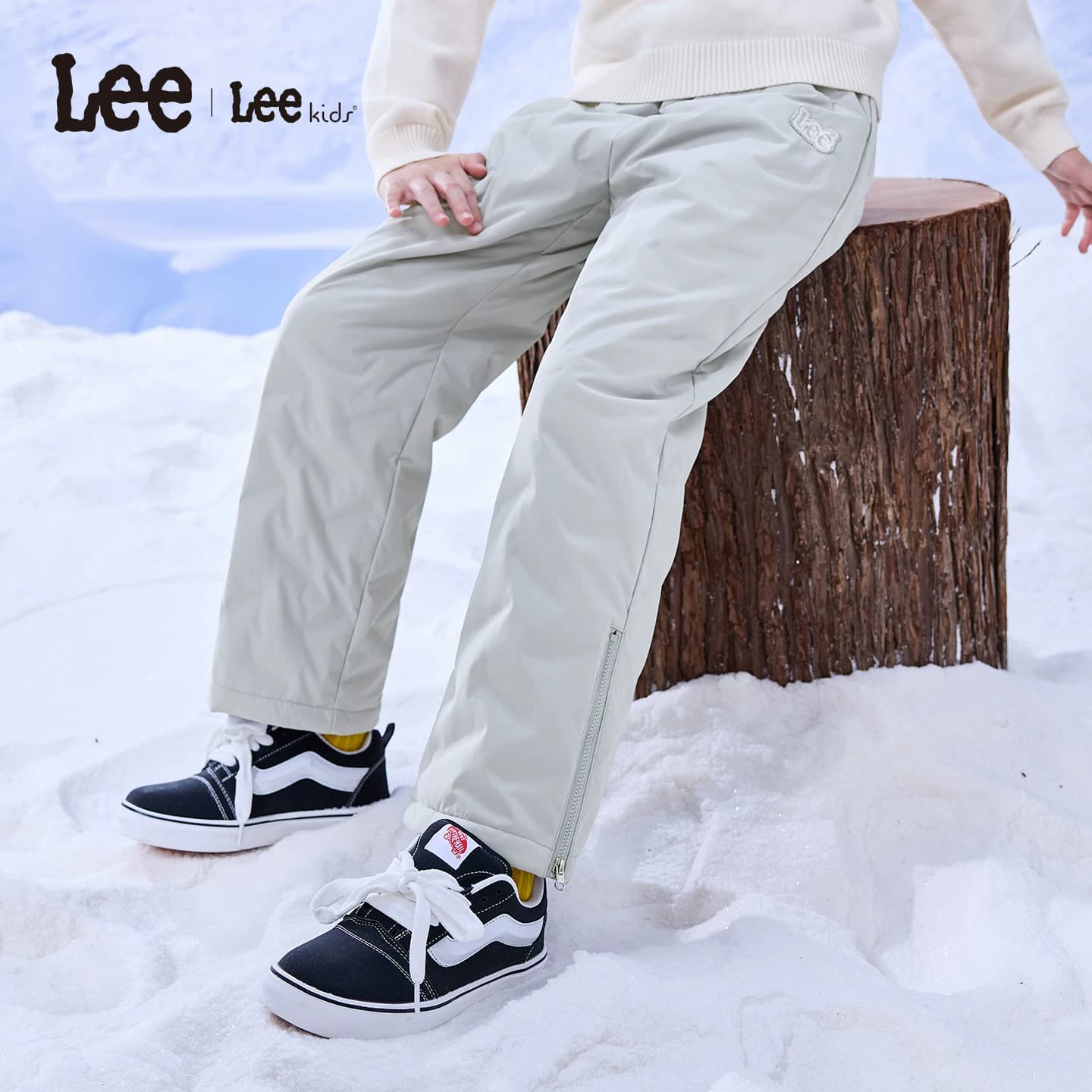 Lee kids儿童羽绒裤加厚保暖冬季新款男童女童休闲百搭户外长裤 - 缩略图3