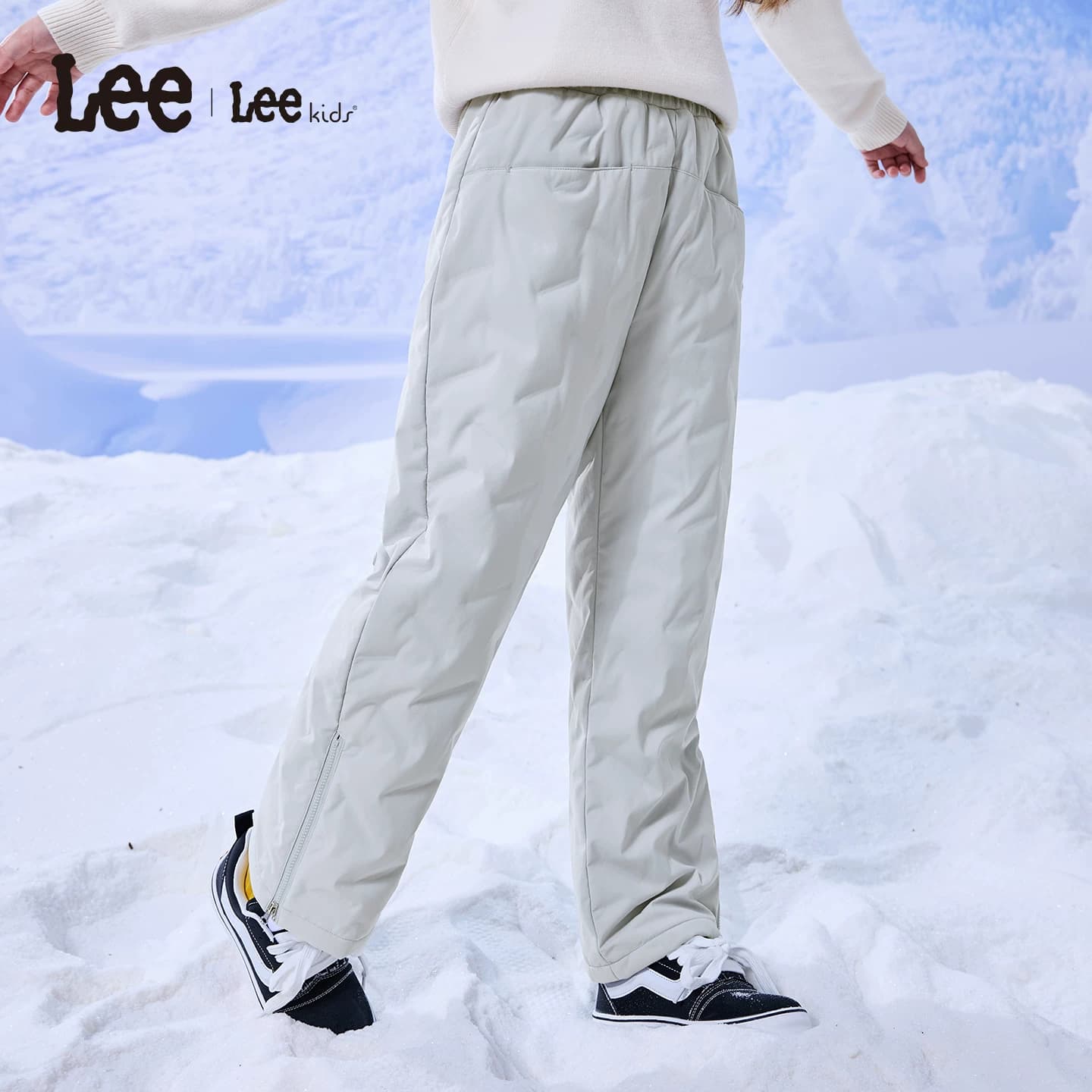 Lee kids儿童羽绒裤加厚保暖冬季新款男童女童休闲百搭户外长裤 - 缩略图5