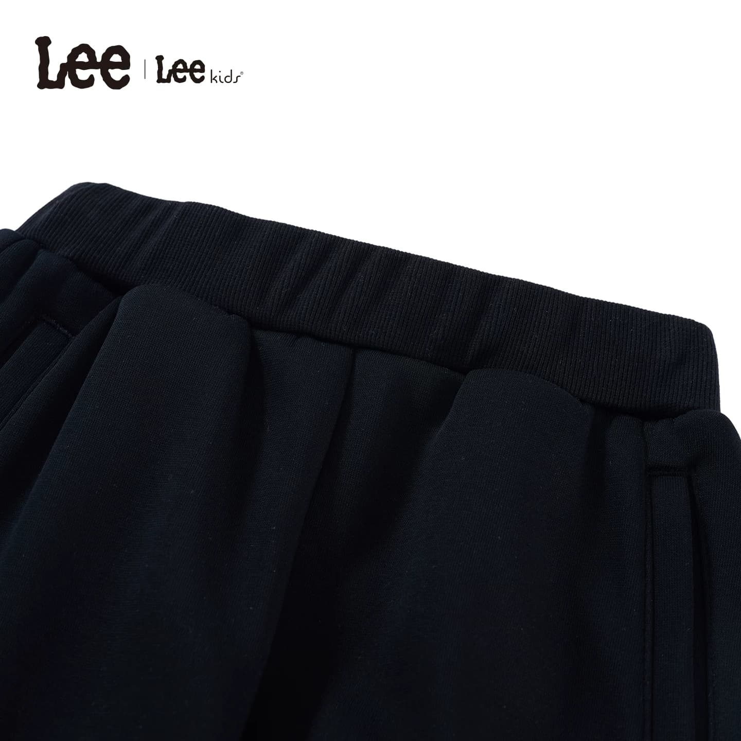 Lee kid儿童加绒加厚阔腿裤秋冬新款男女童休闲百搭保暖宽松长裤 - 缩略图3
