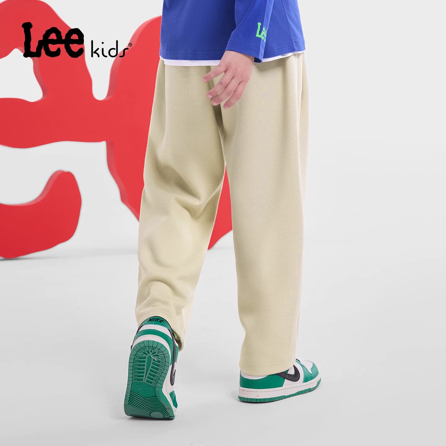 Lee kids儿童官方正品秋冬儿童针织长裤男女时尚百搭休闲运动长裤 - 缩略图5