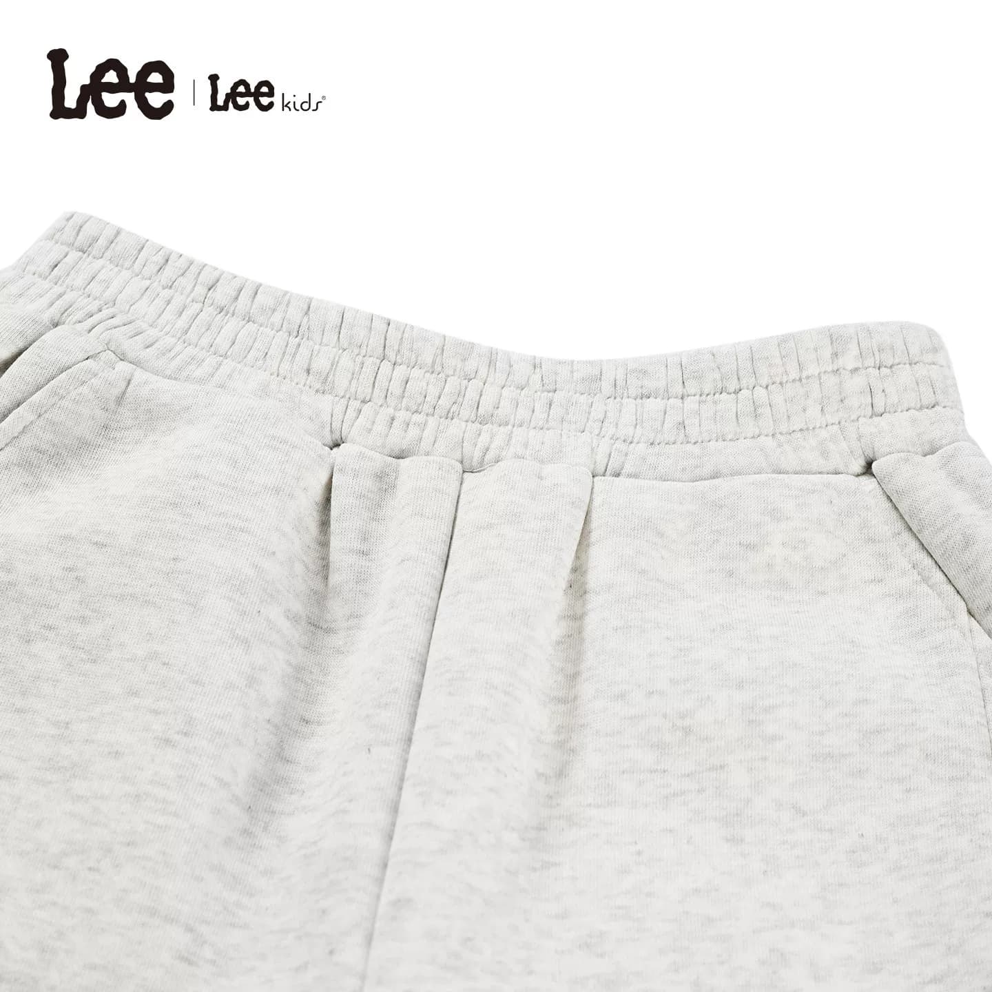 Lee kids儿童针织束脚裤春秋男童女童学院风百搭宽松时尚潮流长裤 - 缩略图3