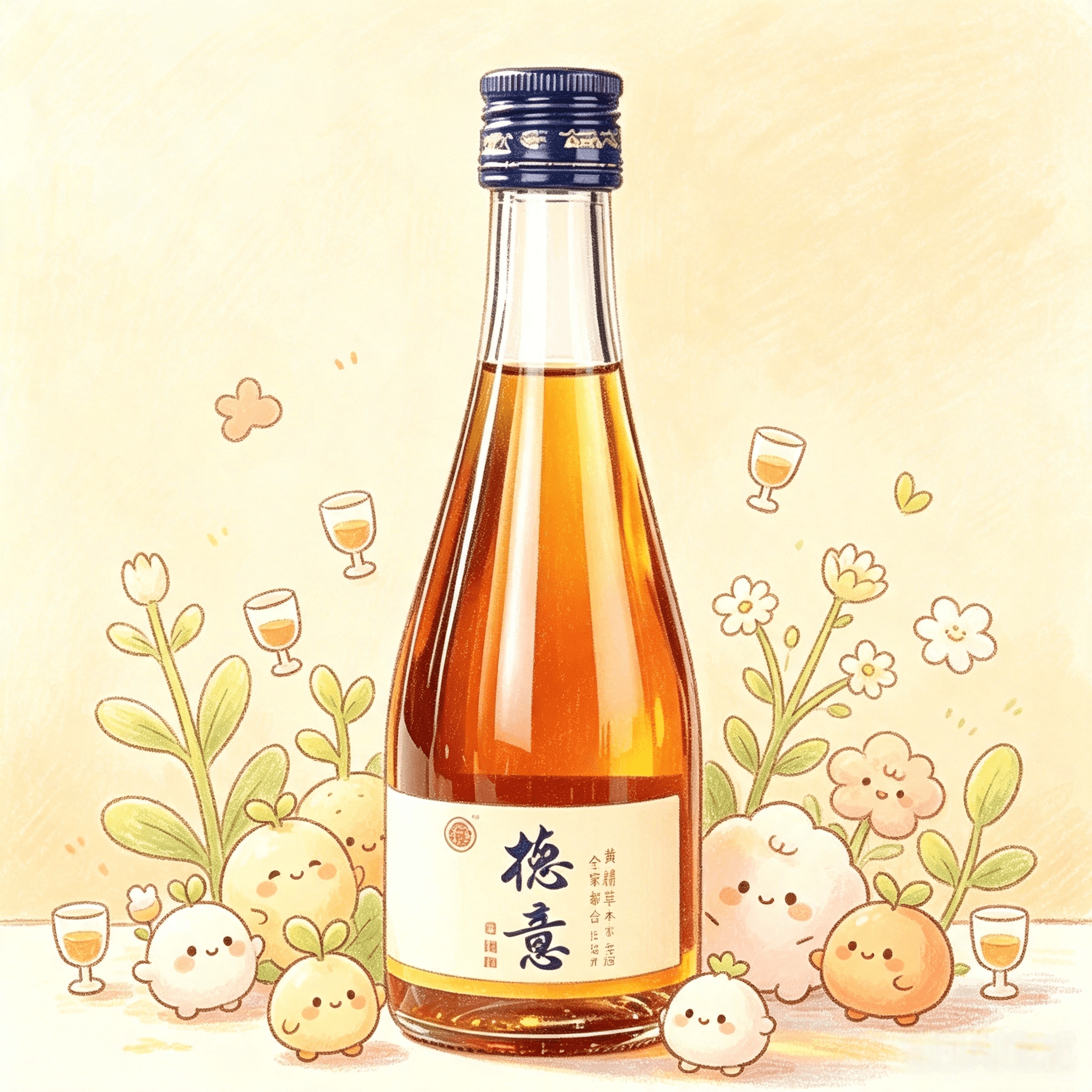 德意黄精酒125ml四瓶礼盒装38度零糖零添加送礼生日长辈庆祝庆功 - 缩略图2