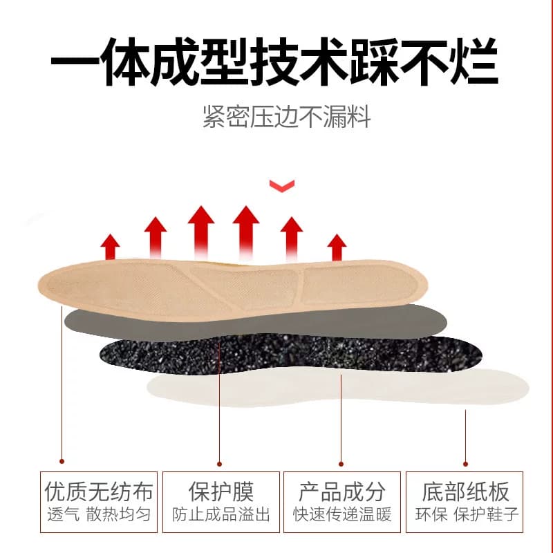 睿盈发热鞋垫女自发热男暖足贴自加热鞋垫可行走暖脚底免充电热垫 - 缩略图3