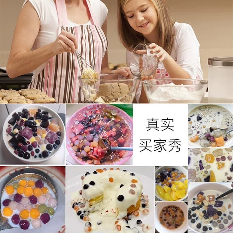 炫福三色大芋圆家用纯手工鲜芋商用奶茶店专无西米露用添加烧仙草 - 缩略图4